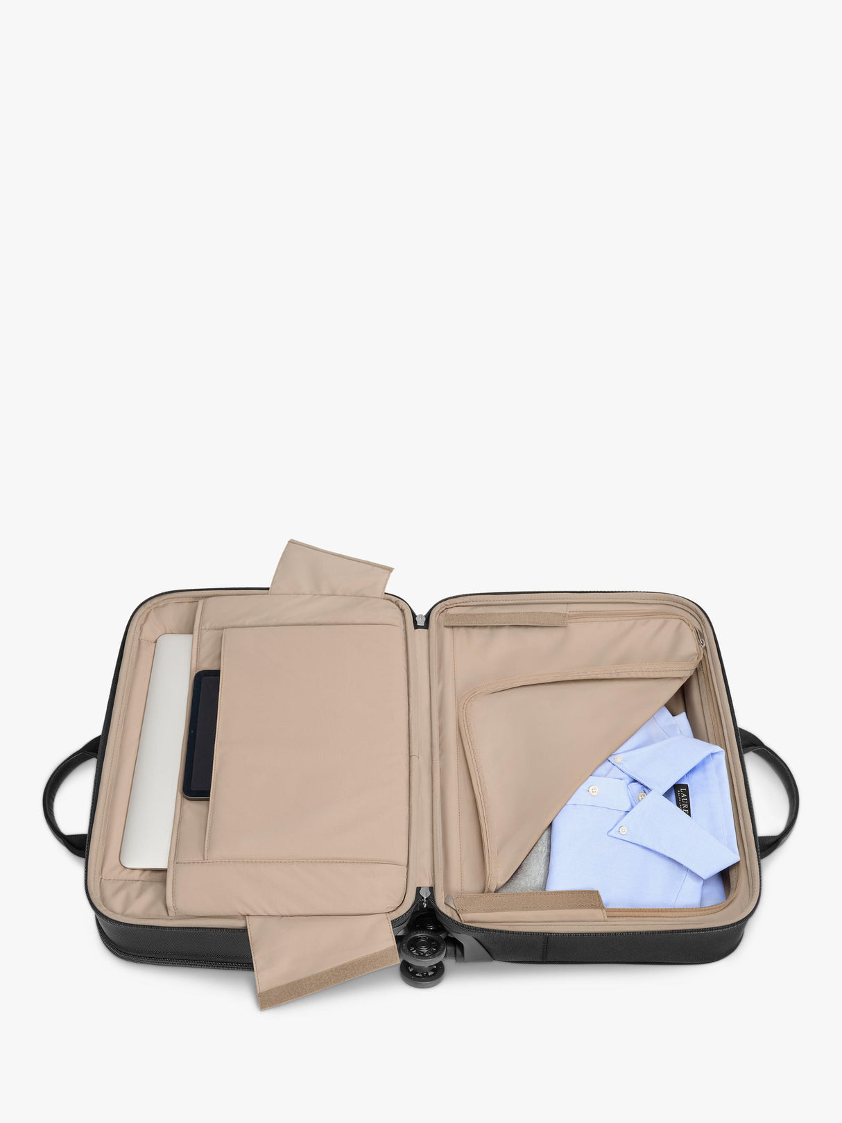 Briggs & Riley Large 4-Wheel Spinner Laptop Briefcase 28L Cabin Bag - Black