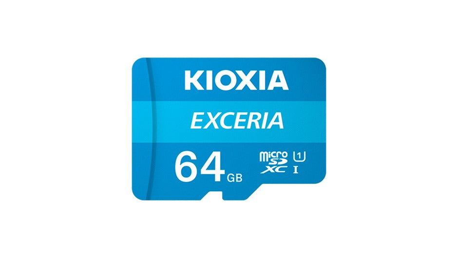 Kioxia Exceria Memory Card 32GB MicroSDHC U1 Class 10 UHS-I 100MB/s - Blue