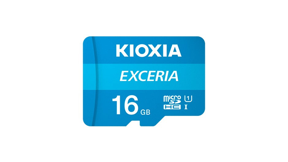 Kioxia Exceria Memory Card 32GB MicroSDHC U1 Class 10 UHS-I 100MB/s - Blue