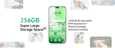 HONOR 600 Lite 256GB 8GB 5G Dual SIM+eSIM Unlocked Smartphone Sprout Green