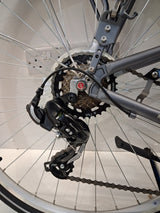 Raleigh Pioneer Tour Low Step Women's Hybrid Bike - Blue/Grey - 15" Frame