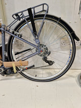 Raleigh Pioneer Tour Hybrid Bike 21in Large 700c 21 Speed City - Blue Silver