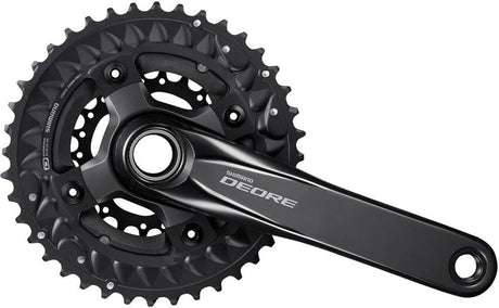 Shimano Deore FC-M6000-3 175mm 40-30-22T Crankset Front Chainwheel - Black