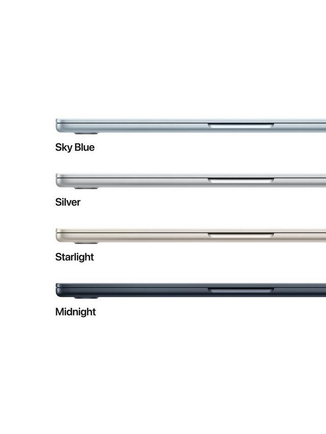 Apple MacBook Air 2025 M4 10-Core 16GB RAM 512GB SSD 15.3'' Laptop Sky Blue