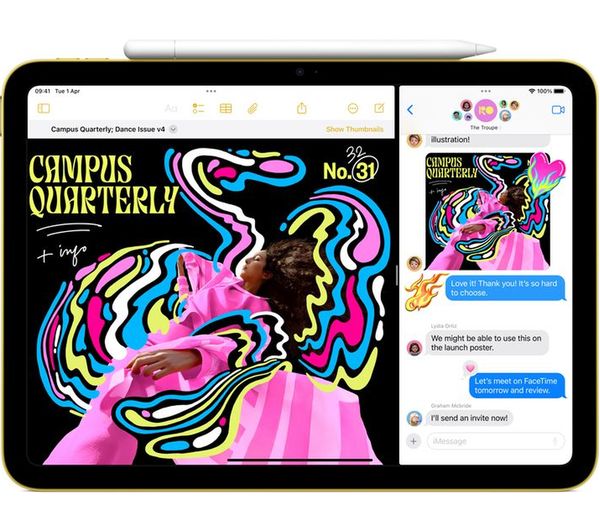 Apple iPad 11th Gen 11" (2025) A3354 A16 Bionic iPadOS Wi-Fi 256GB - Silver