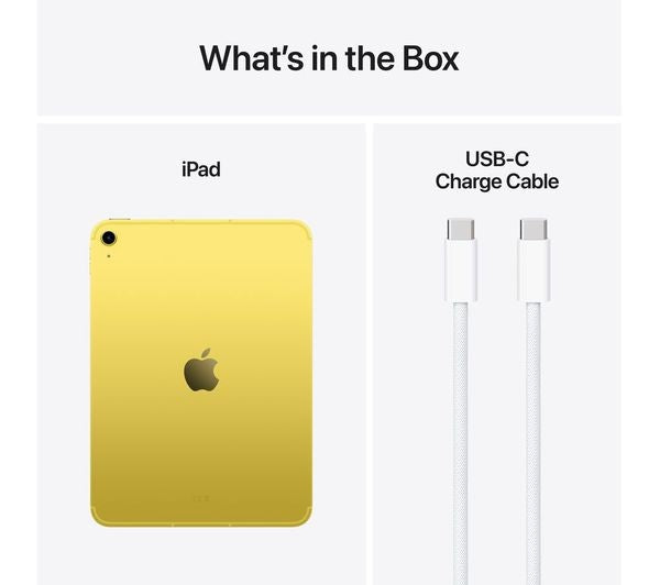 Apple iPad 2025 A16 Chip Wi-Fi+Cellular 5G 128GB iPadOS 11'' Tablet - Yellow