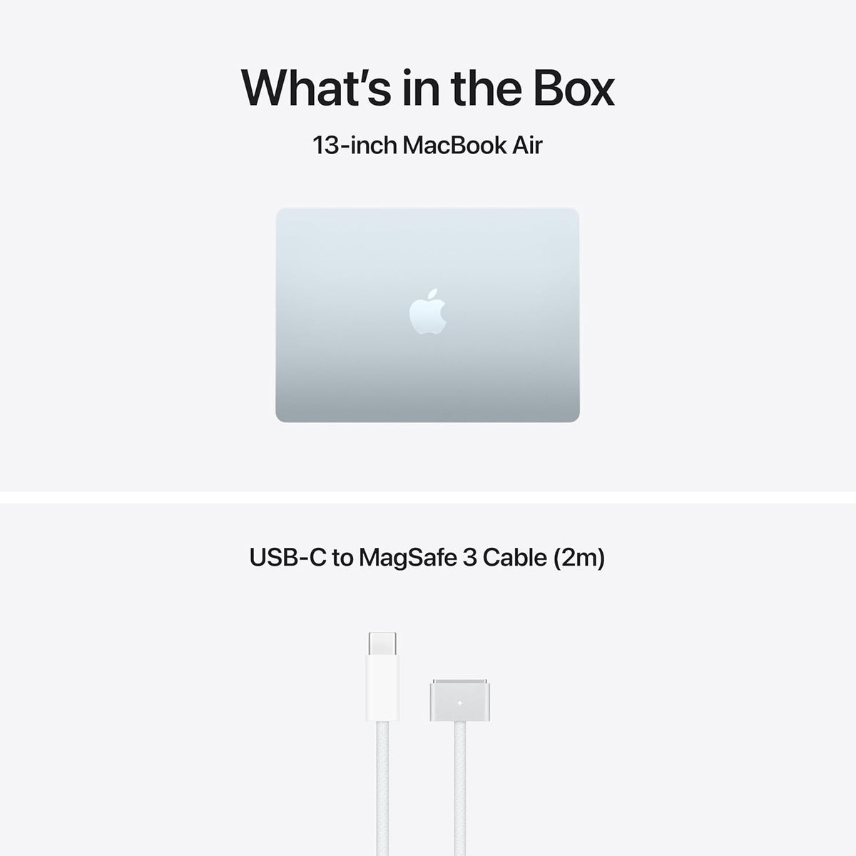 Apple MacBook Air (2026) MDHJ4B/A 13.6in M5 16GB 1TB SSD Laptop - Sky Blue