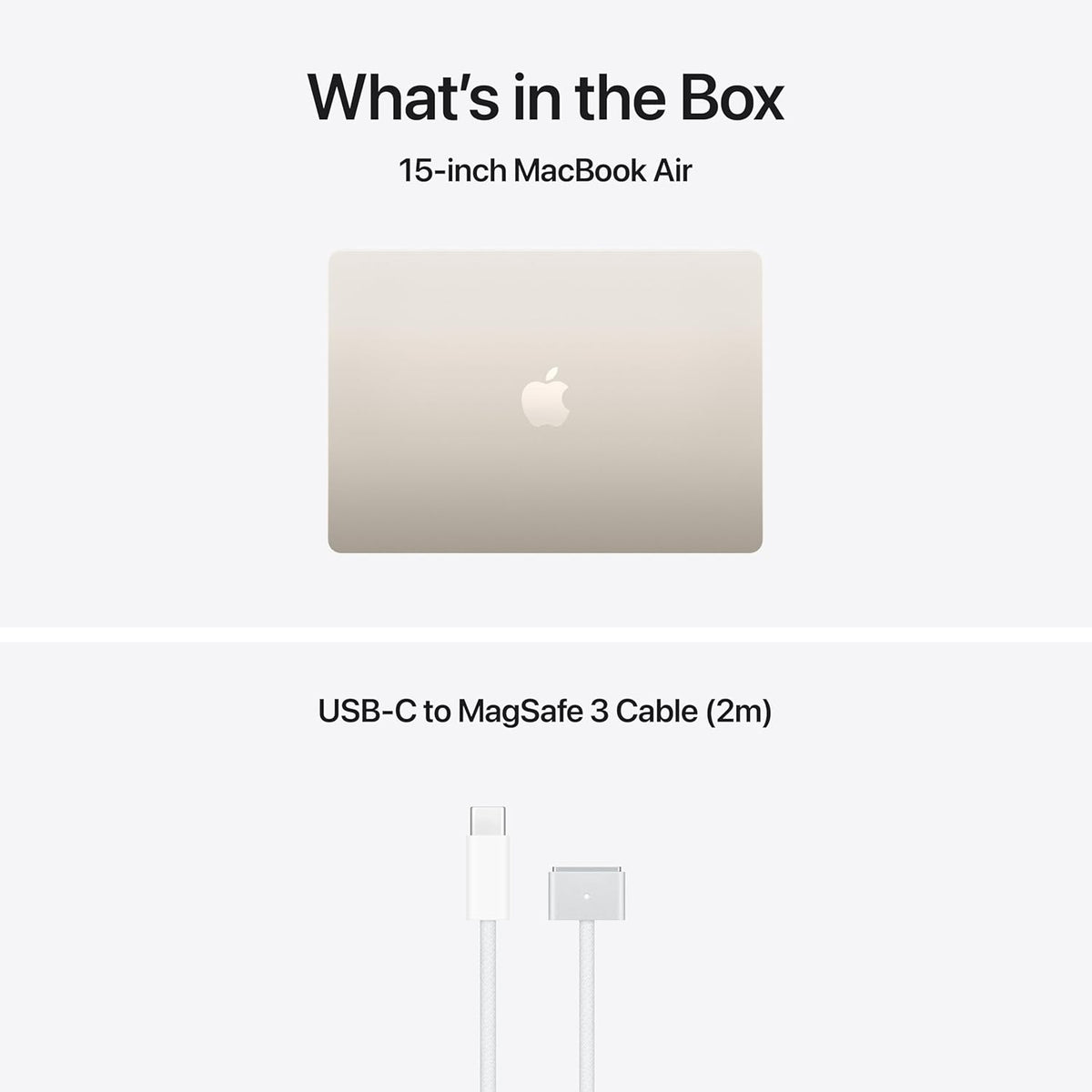 Apple MacBook Air 15.3in(2026) M5 16GB RAM 1TB SSD MacOS Laptop - Starlight