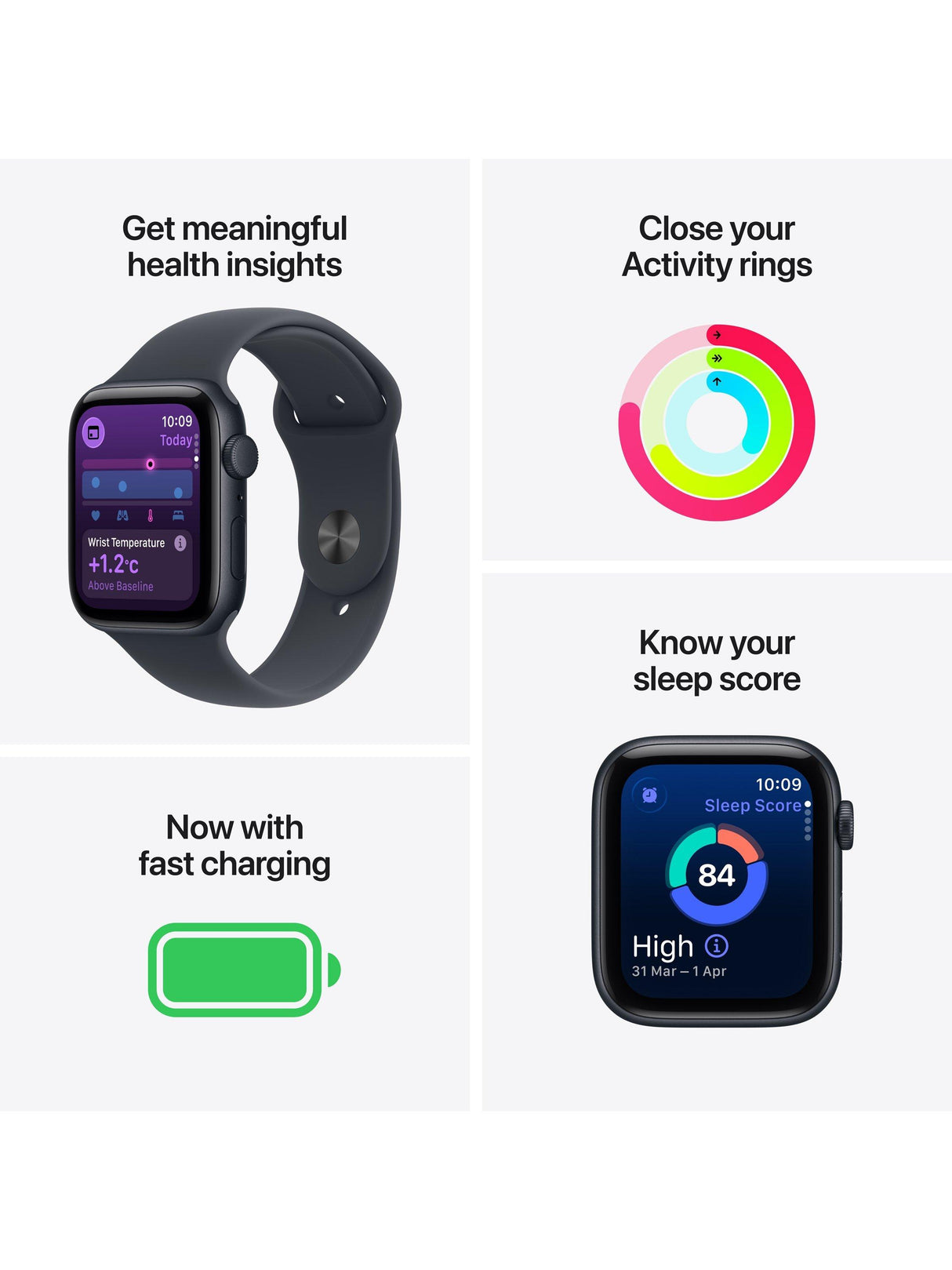 Apple Watch SE 3 Aluminium Case with Sport Band GPS 40mm M/L - Starlight