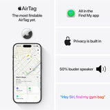 Apple AirTag Genuine 2nd Gen Bluetooth Tracker Find My IP67 Item Finder