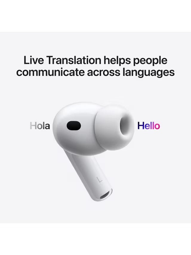 Apple AirPods Pro 3 Wireless NC Headphones with MagSafe Case (USB-C) - White