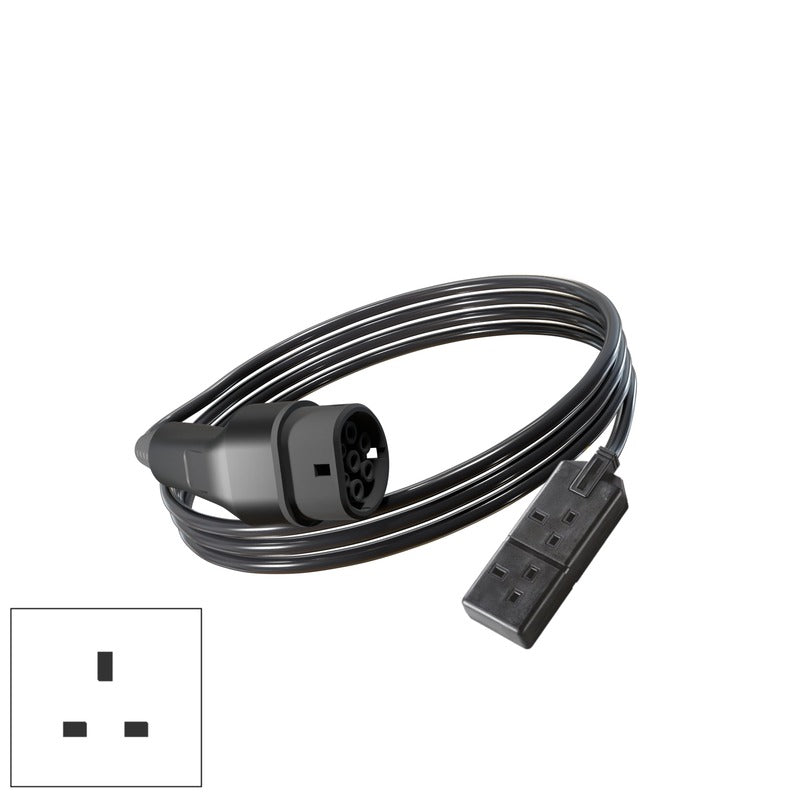 Wottz MG-037-2UK1G-V2L-BK-100 Vehicle to Load Discharging Cable 10m - Black