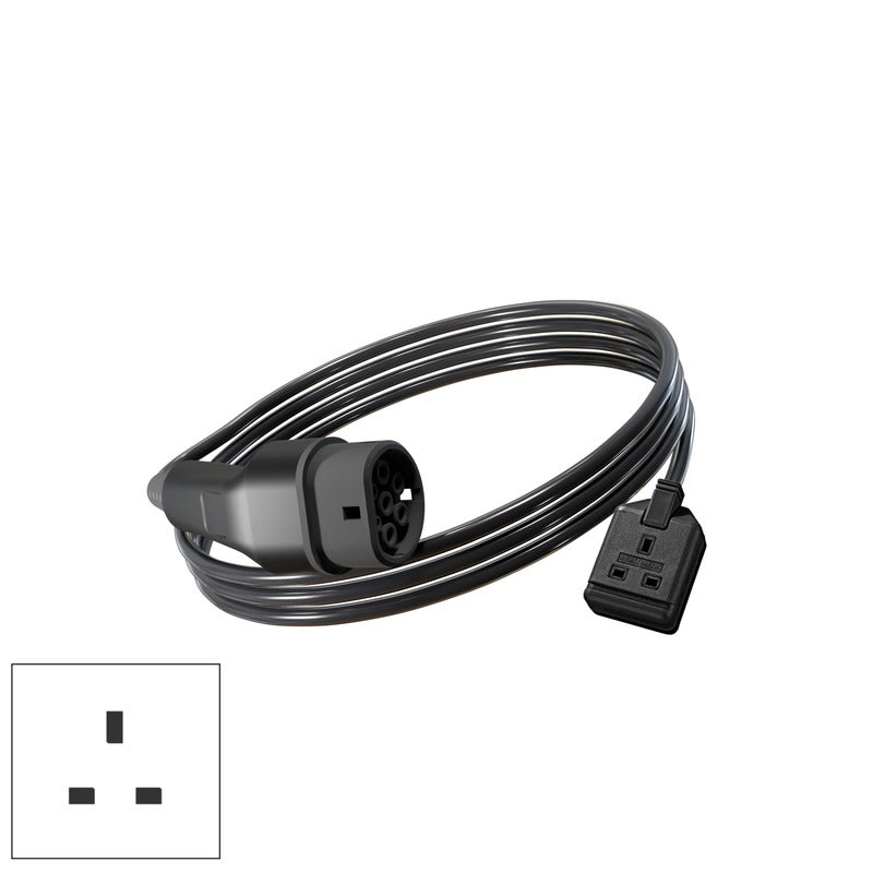 Wottz MG-037-2UK1G-V2L-BK-100 Vehicle to Load Discharging Cable 10m - Black