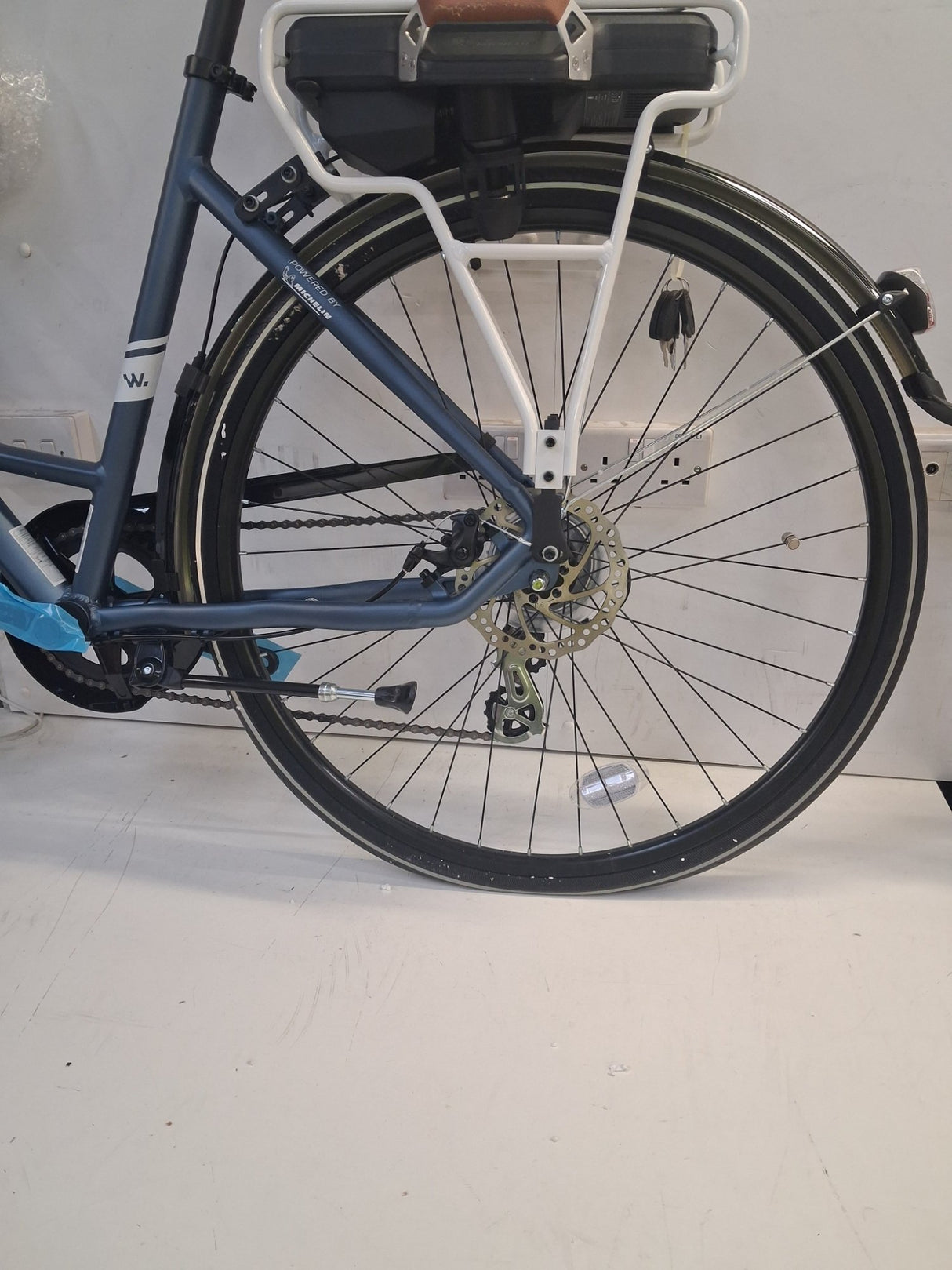 Wayscral Bicycle by Michelin Unisex 7-Speed Aluminium City Bike 28" - Blue
