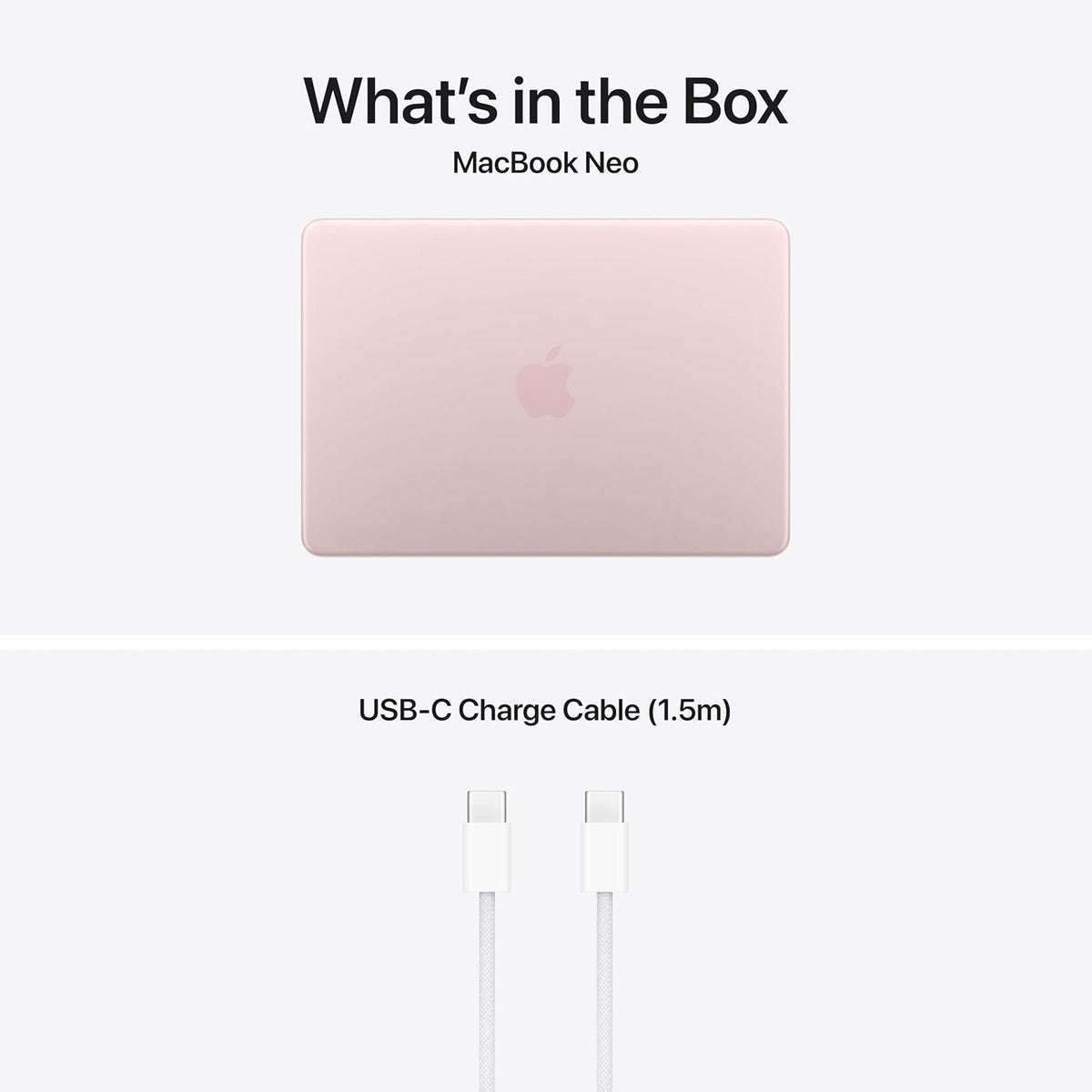 Apple MacBook Neo 13in (2026) A18 Pro 8GB RAM 256GB SSD MacOS Laptop - Blush