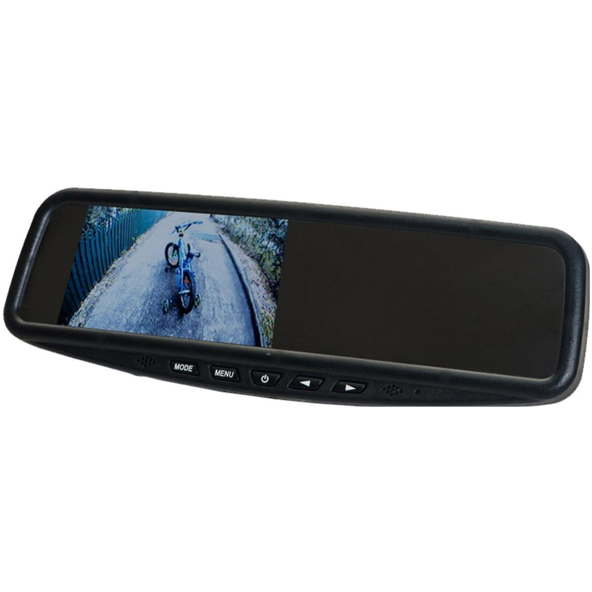 EchoMaster MM-43-CL Clip-On Mirror Monitor Reverse Camera Display - Black