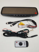 EchoMaster MM-43-CL Clip-On Mirror Monitor Reverse Camera Display - Black
