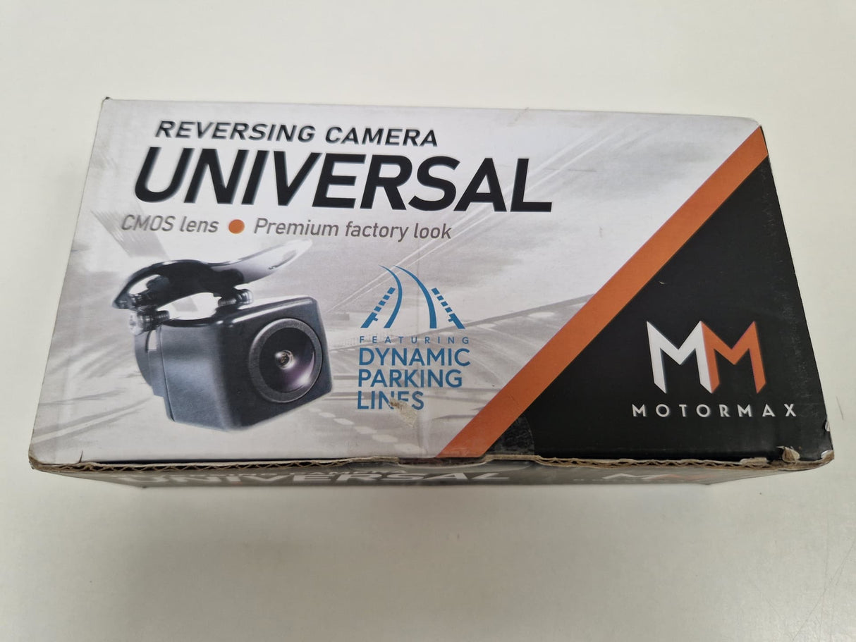 MotorMax MM-HF16 Universal Reversing Camera Dynamic With Parking Lines Black
