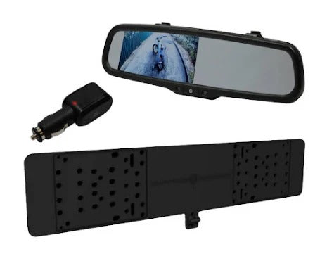EchoMaster MMCK-43-BRK-DPL Dynamic Mirror Camera Kit Number Plate Mount