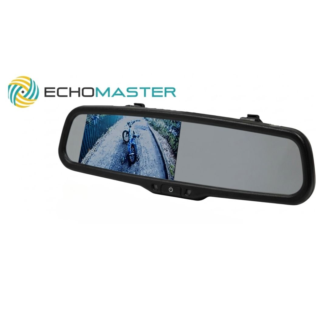 EchoMaster MMCK-43-BRK Dynamic Number Plate Reverse Car Camera Kit - Black