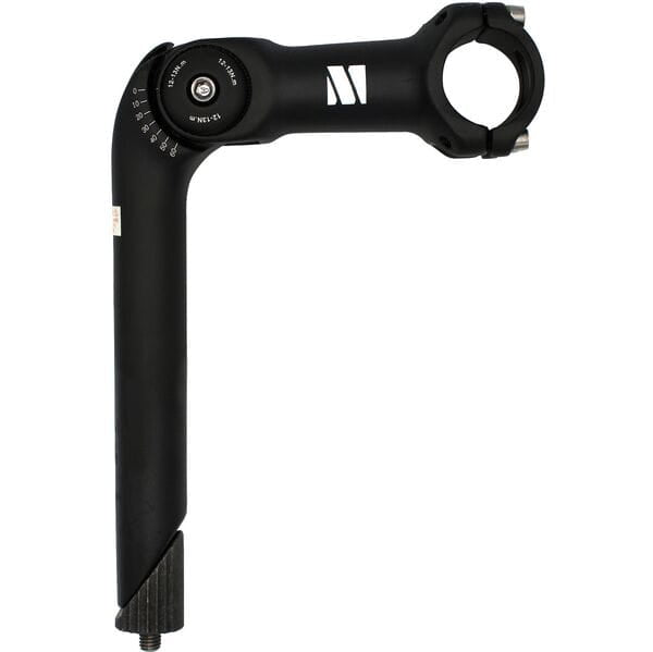 M-Part 4-Bolt Adjustable Quill 1 1/8in 115mm Bicycle Handlebar Stem - Black