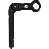 M-Part 4-Bolt Adjustable Quill 1 1/8in 115mm Bicycle Handlebar Stem - Black