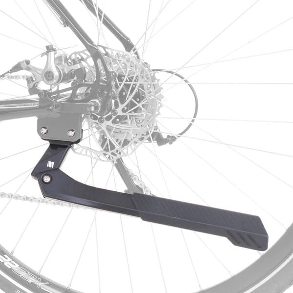 Primo Adjustable 24-29in 40mm Direct Mount Alloy Bicycle Kickstand - Black