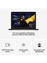 Apple 2024 Apple MacBook Pro 14” M4 24GB RAM 512GB SSD Laptop - Space Black