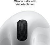 Apple AirPods 4 In-Ear Wireless Bluetooth Earbuds with Charging Case - White