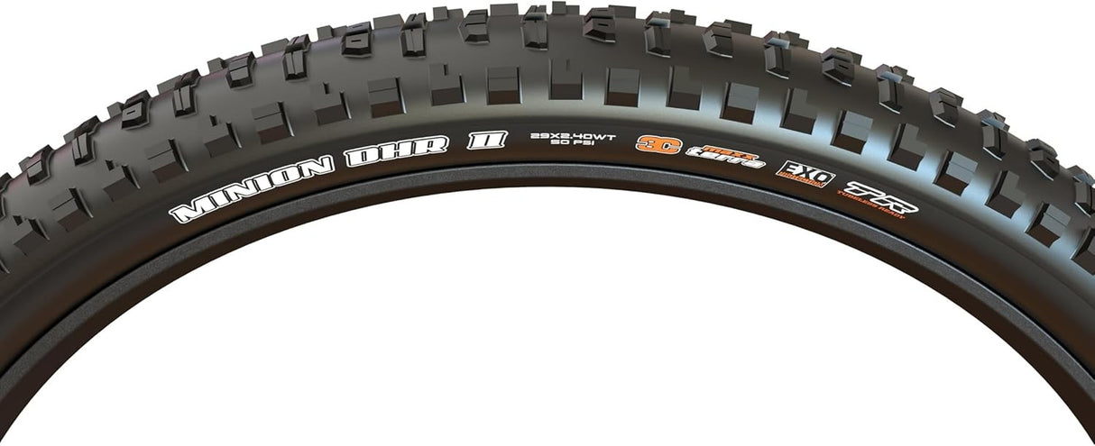 Maxxis Minion DHR II 29x2.40WT 60 TPI Folding MaxxGrip EXO Tubeless Tyre