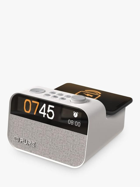 Pure Moment Charge DAB+/FM Bluetooth Wireless Charging Radio - Cotton White