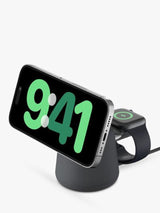 Belkin BoostCharge Pro 2-in-1 Wireless Charging Dock - Qi2 - 15W - Charcoal