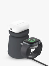 Belkin BoostCharge Pro 2-in-1 Wireless Charging Dock - Qi2 - 15W - Charcoal