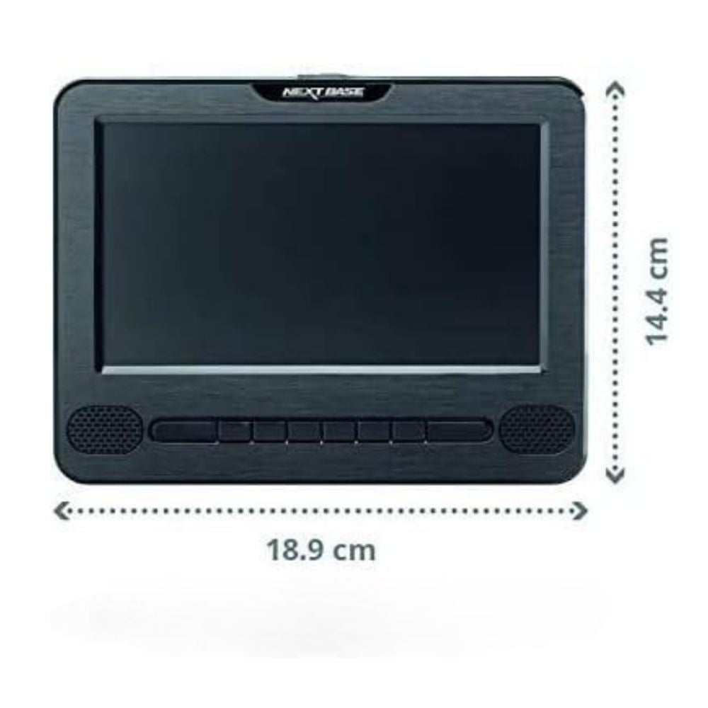 Nextbase NB7TCAR 7in Twin Screen Portable In-Car DVD Player Headrest Screens
