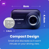Nextbase 122 HD Dash Cam 720p 2in Screen ClickGo G-Sensor Parking Mode Black