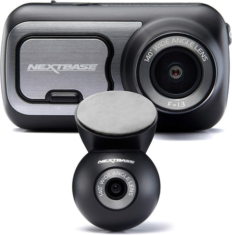 Nextbase 422GW Front Rear Dash Cam Bundle 32GB U3 Card Stoplock Pro Lock
