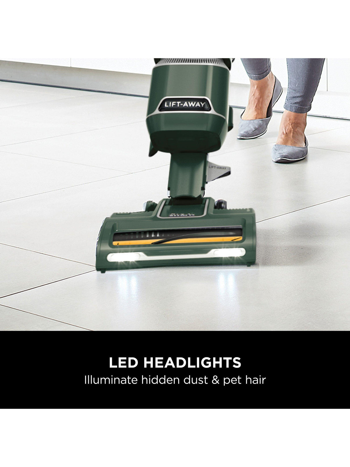Shark NZ691UKT Anti Hair Wrap Upright Vacuum Cleaner - Porsche Green/Silver