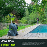 AVA Easy P57 Medium Pressure Washer 145 Bar 500L/h 2100W 12m Hose - Grey