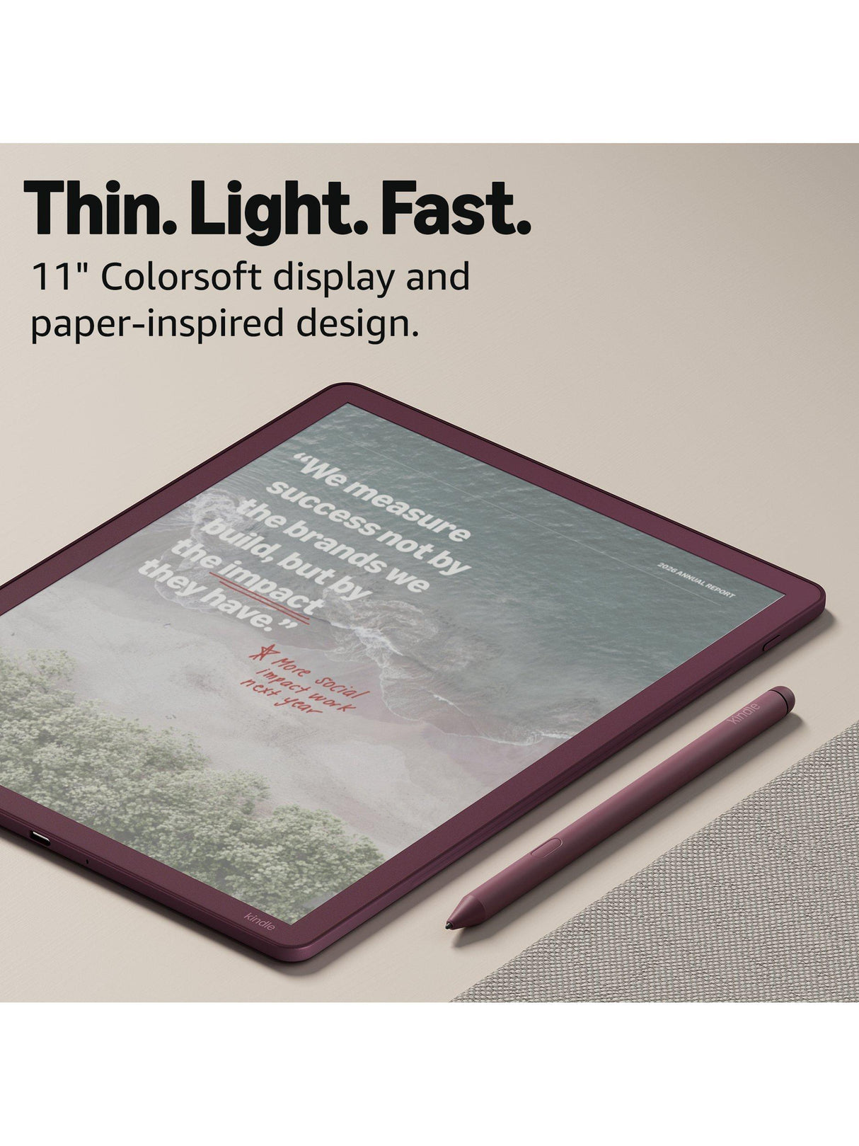 Amazon Kindle Scribe Colorsoft (2025) eReader 64GB 11in Premium Pen Graphite