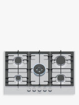 Bosch Series 6 PCQ7A5I90 75cm 5 Burner Gas Hob Stainless Steel FlameSelect