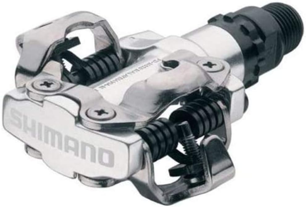 Shimano PD-M520 MTB SPD Bike Pedals Dual Sided Clipless Mechanism - Silver