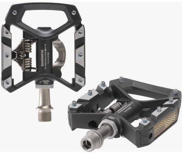 Shimano PD-T8000 XT MTB SPD Trekking Pedals Single Sided Mechanism - Black
