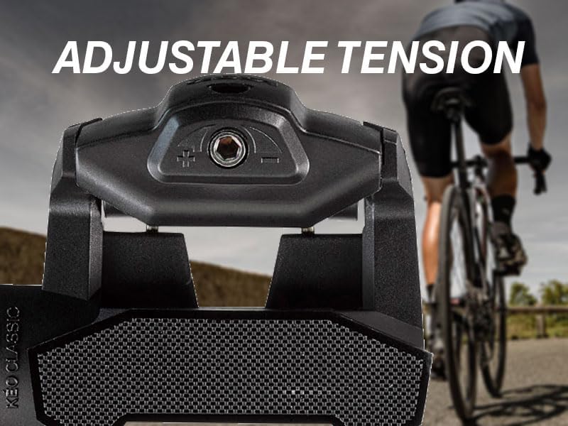LOOK KEO Classic 3 Clipless Pair With Grip Cleats Road Bike Pedals - Black