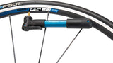 Park Tool PMP-3.2B Aluminium Compact Portable Micro Bicycle Hand Pump - Blue