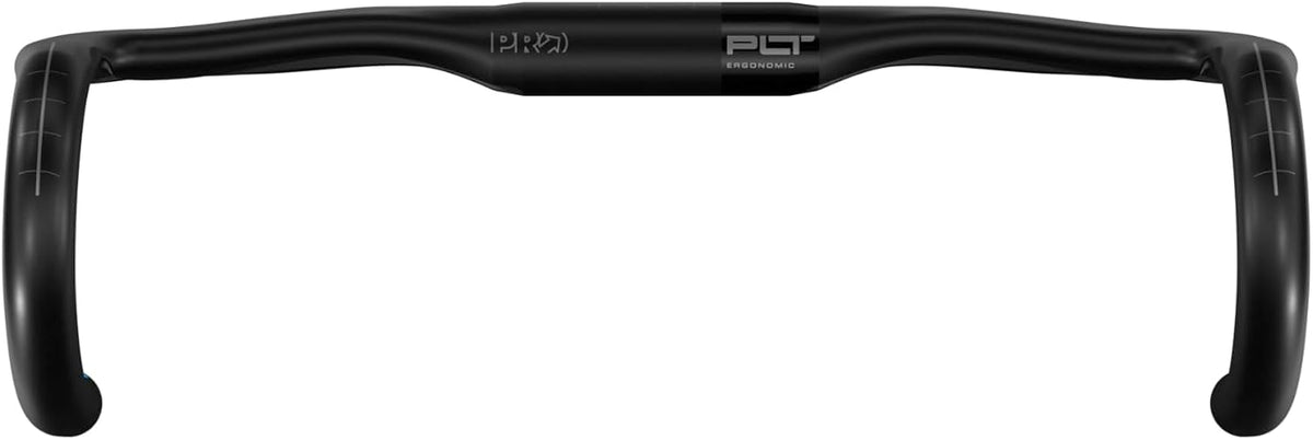PRO PLT Ergo T700 Carbon 31.8mm Drop Road Bike Handlebar - 38cm - Black