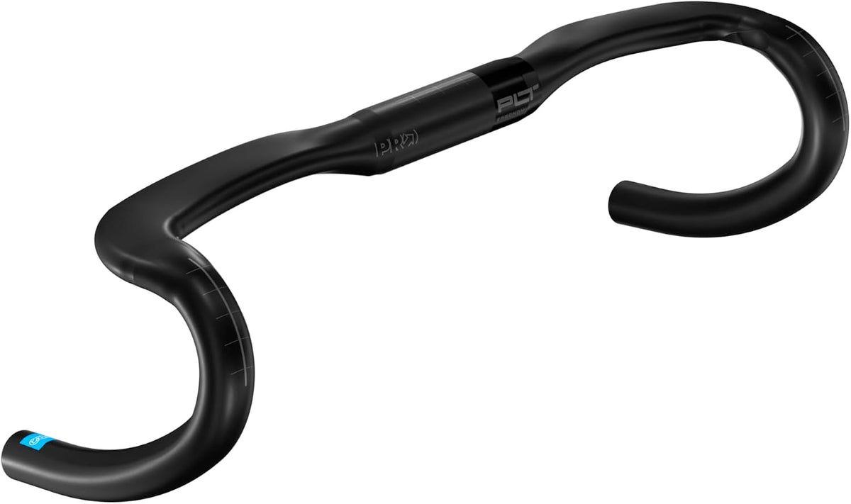 PRO PLT Ergo T700 Carbon 31.8mm Drop Road Bike Handlebar - 40cm - Black