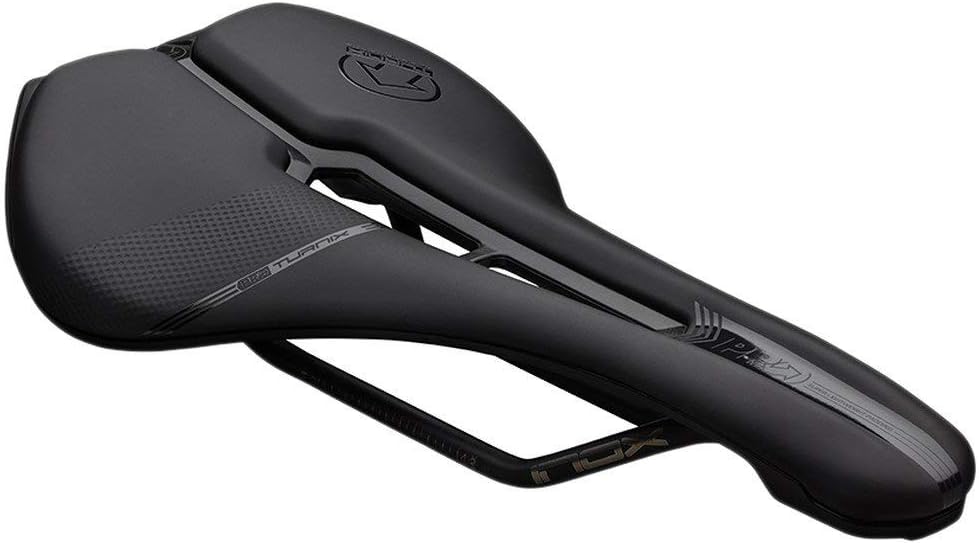 PRO Turnix Performance Carbon Base Inox Rail Anatomic Saddle - 142mm - Black