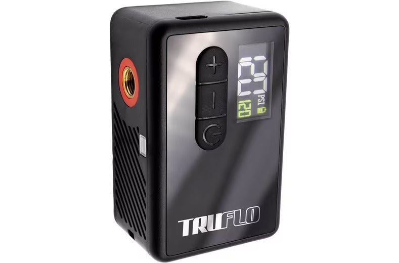 TRUFLO Electron QA5000 Compact Electric Bicycle Tyre Inflator Pump - Black