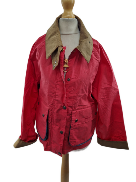 Barbour Paul Smith Spey Casual Women's Jacket Winterberry/Ancient - Size 10