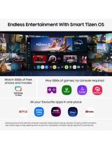 Samsung QE43Q7F2AUXXU (2025) 43in 4K UHD QLED HDR Smart AI Tizen TV - Black